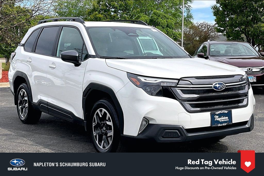 Crystal White Pearl 2026 Subaru Forester SUV / Crossover All-Wheel Drive Continuously Variable Transmission