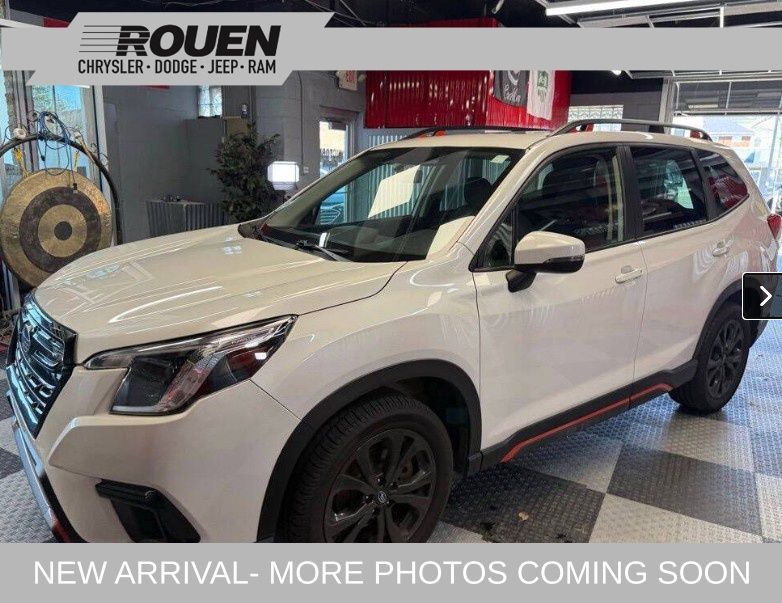 Crystal White Pearl 2023 Subaru Forester SUV / Crossover All-Wheel Drive Continuously Variable Transmission