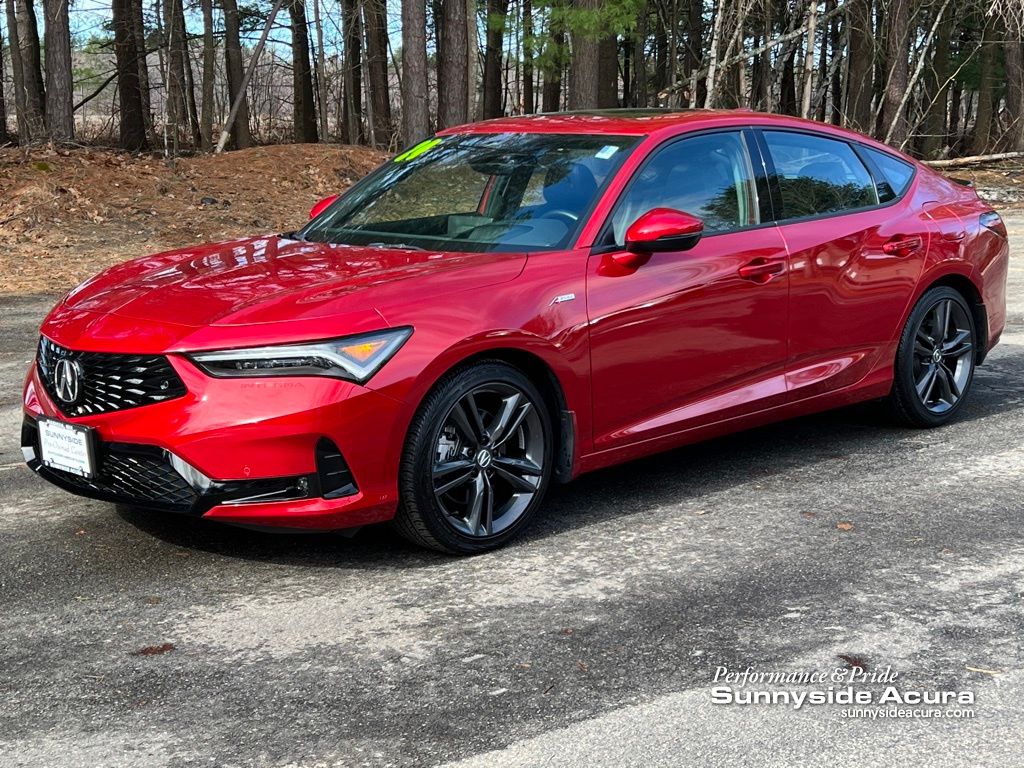 Performance Red Pearl 2024 Acura Integra FWD with Technology and A-SPEC Package Sedan Front-Wheel Drive Continuously Variable Transmission