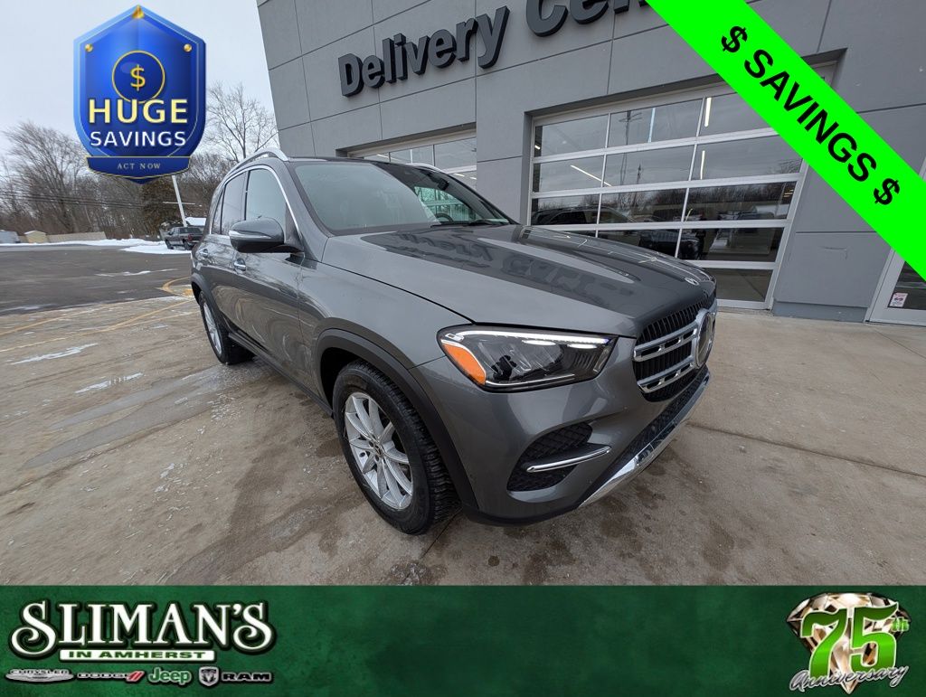 Gray (Selenite Grey Metallic) 2025 Mercedes-Benz GLE 350 4MATIC SUV / Crossover All-Wheel Drive 9-Speed Automatic