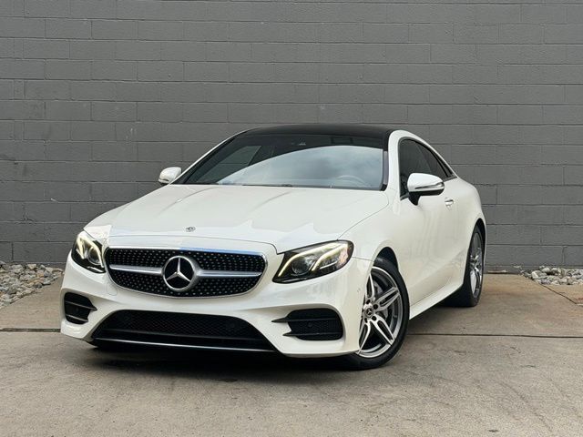 Polar White 2018 Mercedes-Benz E-Class Coupe All-Wheel Drive 9-Speed Automatic