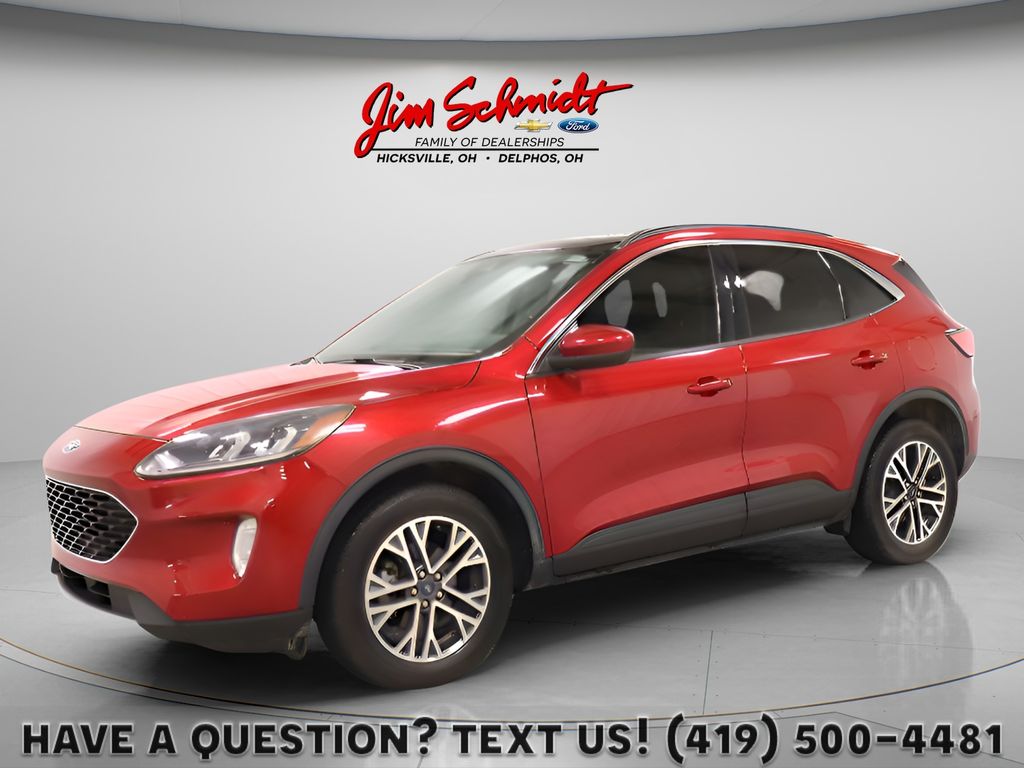 Rapid Red Metallic Tinted Clearcoat 2022 Ford Escape SUV / Crossover All-Wheel Drive 8-Speed Automatic