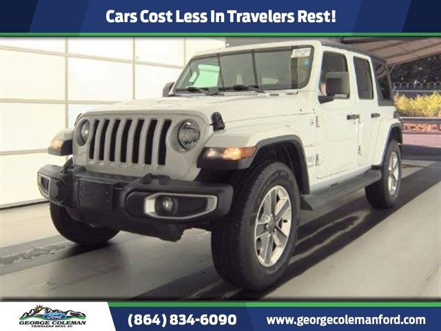 Bright White Clearcoat 2020 Jeep Wrangler SUV / Crossover Four-Wheel Drive 8-Speed Automatic