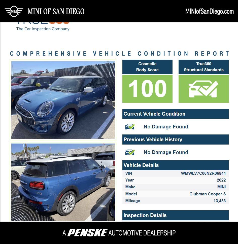 2022 MINI Cooper Clubman S -
                San Diego, CA