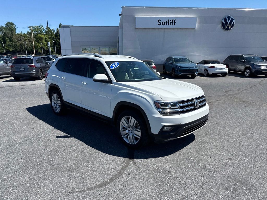 2019 Volkswagen Atlas 3.6L V6 SE White at Carlisle Cadillac Buick GMC