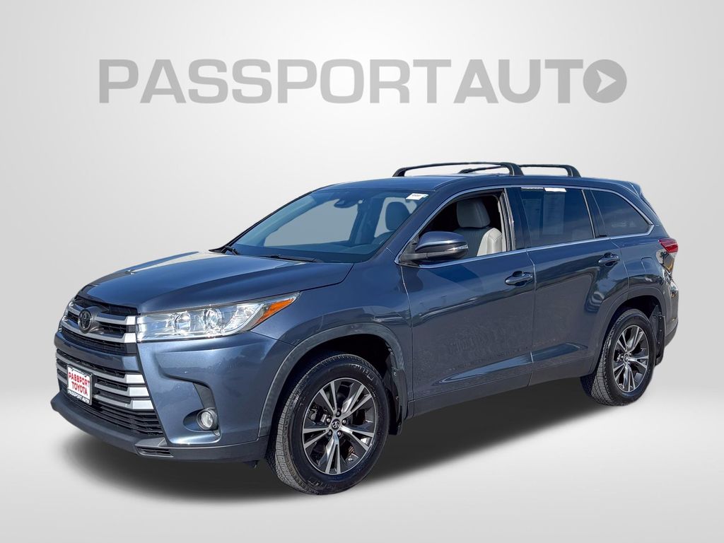 Shoreline Blue Pearl 2019 Toyota Highlander LE Plus AWD SUV / Crossover All-Wheel Drive Automatic