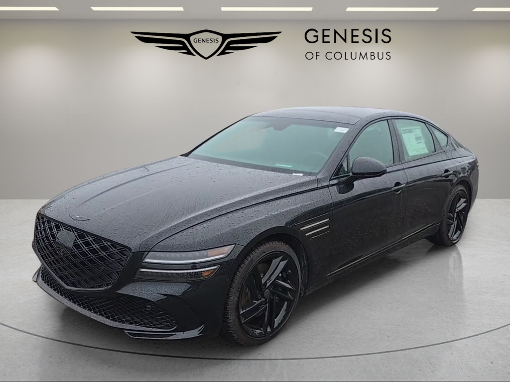 Vik Black 2026 Genesis G80 3.5T Prestige Black AWD Sedan All-Wheel Drive 8-Speed Automatic