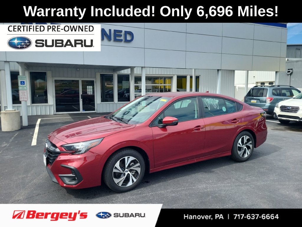 Crimson Red Pearl 2025 Subaru Legacy Sedan All-Wheel Drive Continuously Variable Transmission