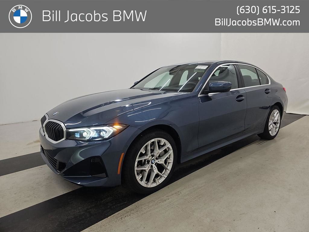 Arctic Race Blue Metallic 2025 BMW 3 Series 330i xDrive Sedan All-Wheel Drive 8-Speed Automatic