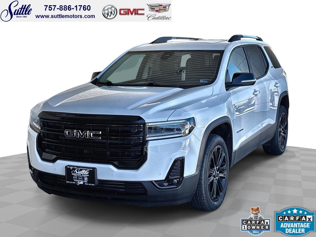 Summit White 2023 GMC Acadia SUV / Crossover Four-Wheel Drive 9-Speed Automatic