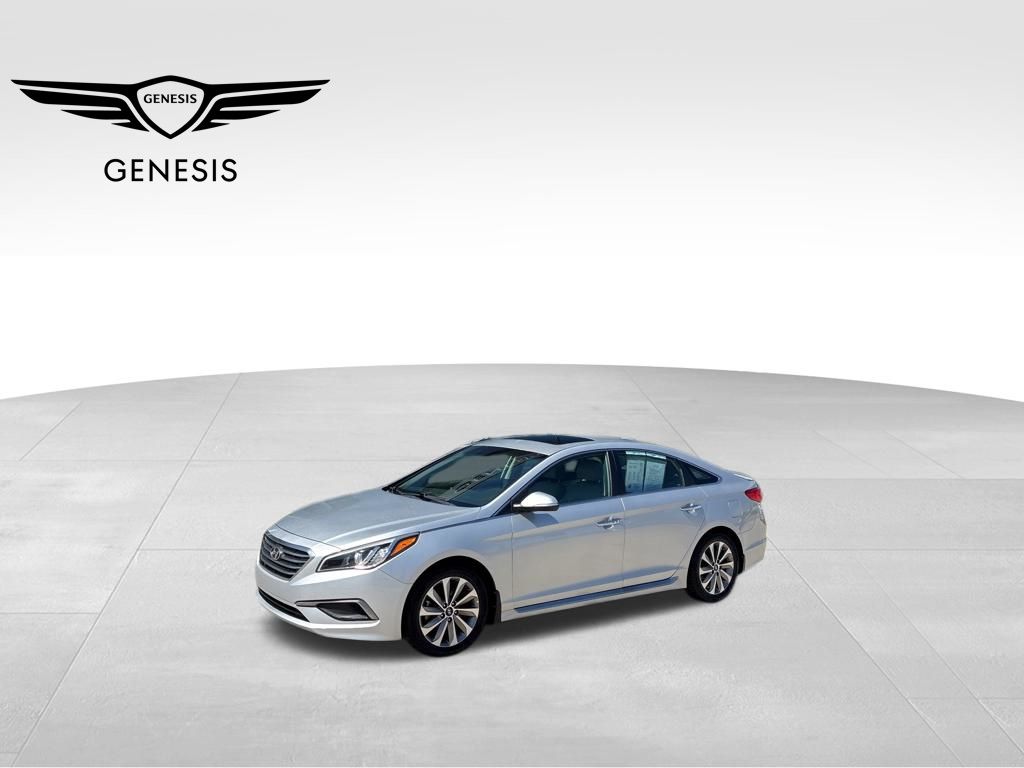 Symphony Silver 2017 Hyundai Sonata Sport FWD Sedan Front-Wheel Drive 6-Speed Automatic