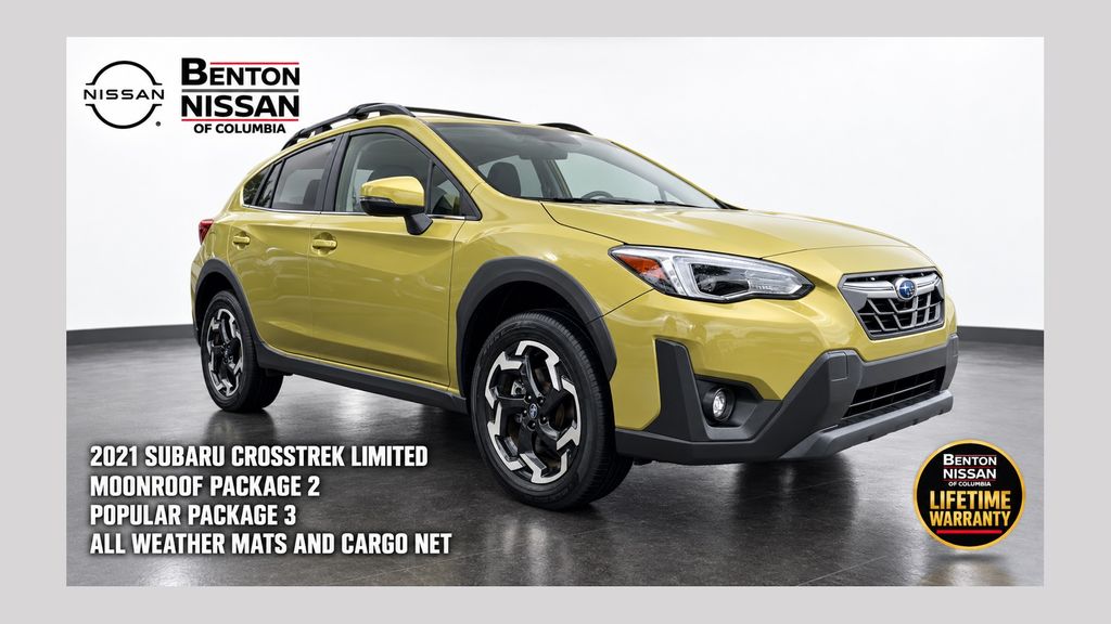 Plasma Yellow Pearl 2021 Subaru Crosstrek SUV / Crossover All-Wheel Drive Continuously Variable Transmission