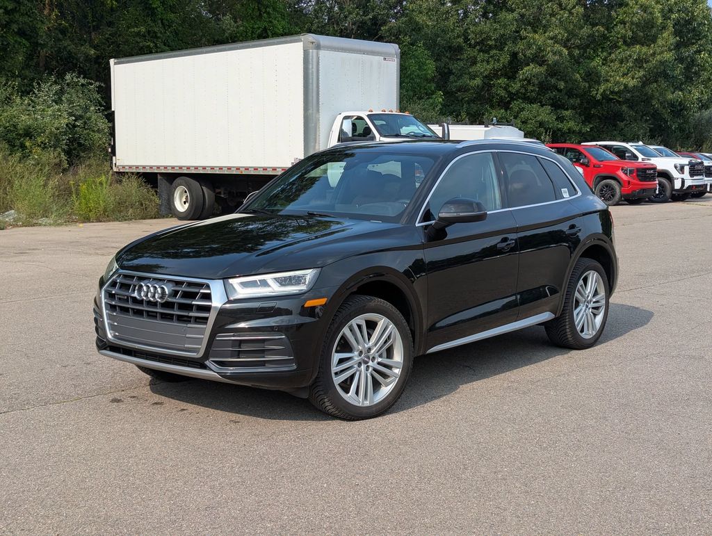 Black Metallic 2018 Audi Q5 SUV / Crossover All-Wheel Drive 7-Speed Automatic