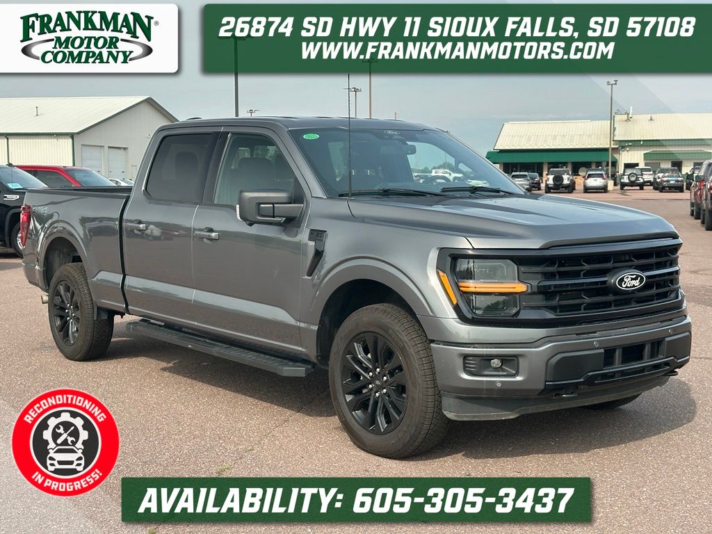 Carbonized Gray Metallic 2025 Ford F-150 Pickup Truck Four-Wheel Drive Automatic
