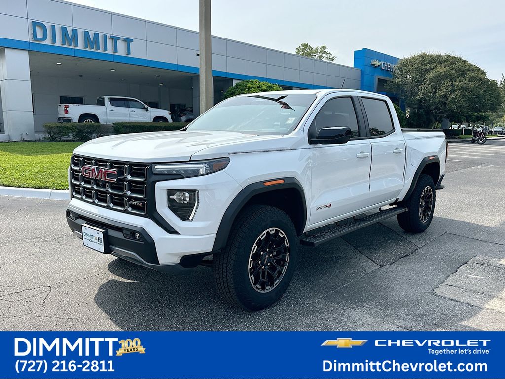Summit White 2026 GMC Canyon Pickup Truck Four-Wheel Drive 8-Speed Automatic