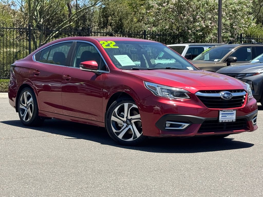 Crimson Red Pearl 2022 Subaru Legacy Sedan All-Wheel Drive Continuously Variable Transmission