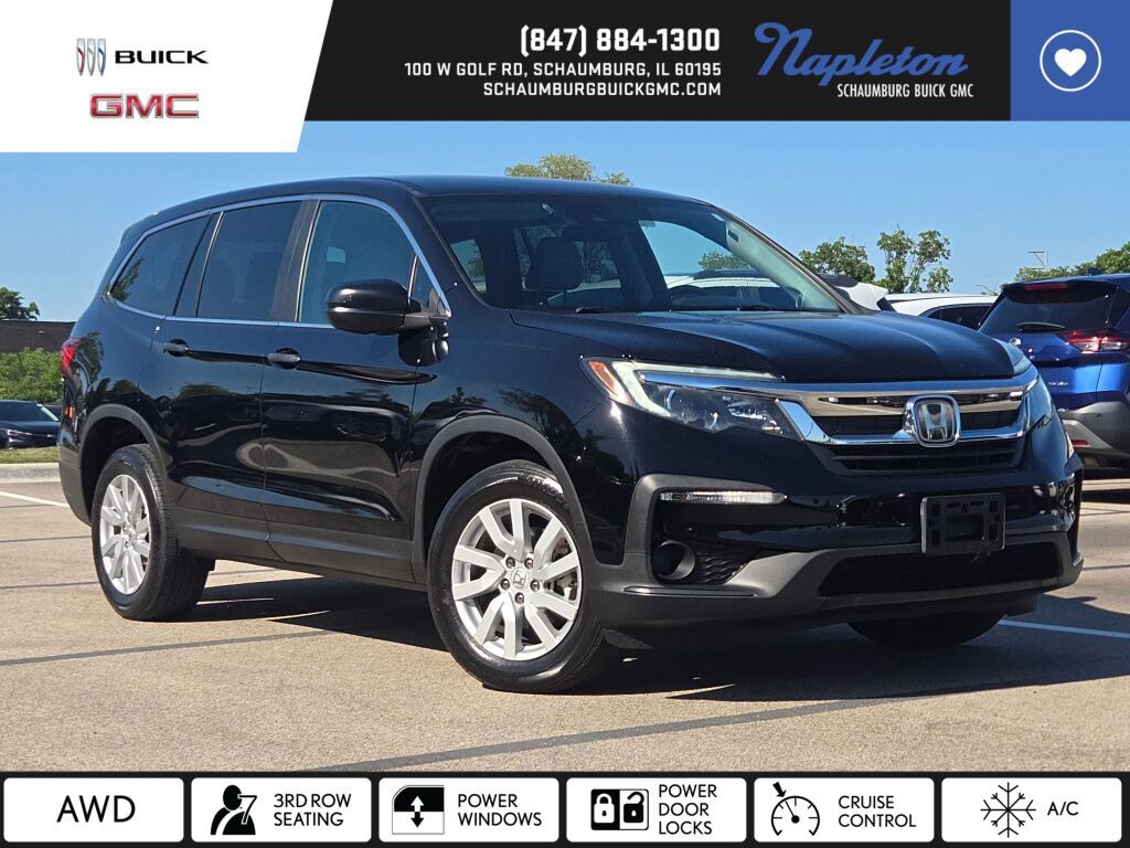 Crystal Black Pearl 2019 Honda Pilot SUV / Crossover All-Wheel Drive 6-Speed Automatic