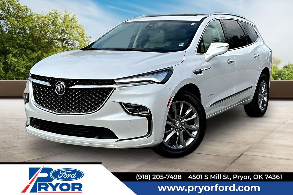 White Frost Tricoat 2024 Buick Enclave SUV / Crossover Four-Wheel Drive 9-Speed Automatic