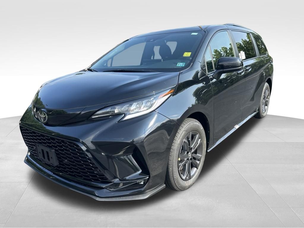 Midnight Black Met 2026 Toyota Sienna Minivan All-Wheel Drive Continuously Variable Transmission