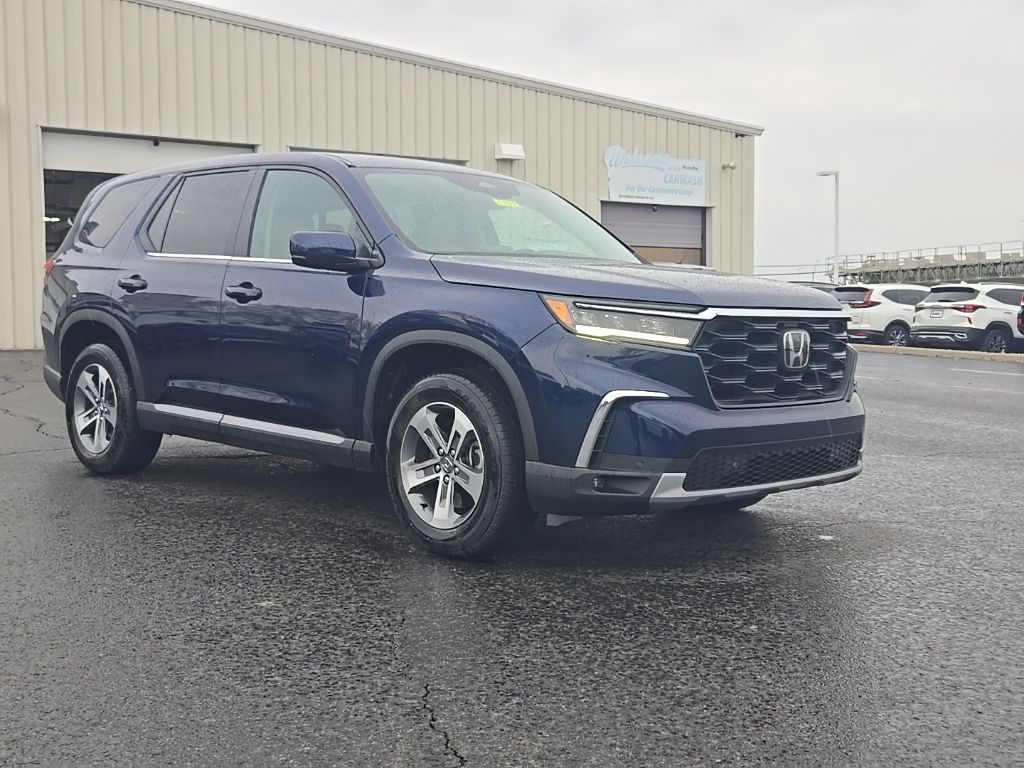 Blue 2025 Honda Pilot EX-L AWD SUV / Crossover All-Wheel Drive Automatic