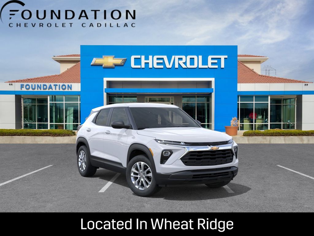 Summit White 2026 Chevrolet Trailblazer LS AWD SUV / Crossover Four-Wheel Drive 9-Speed Automatic