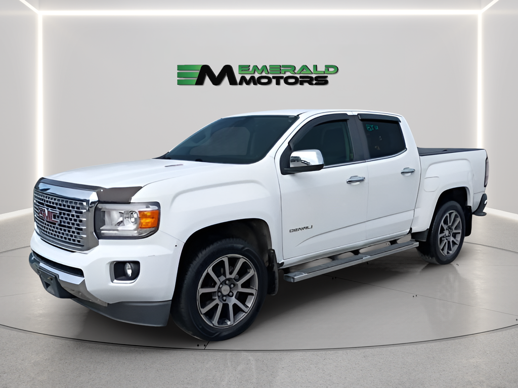 White 2020 GMC Canyon Pickup Truck Four-Wheel Drive 6-Speed Automatic