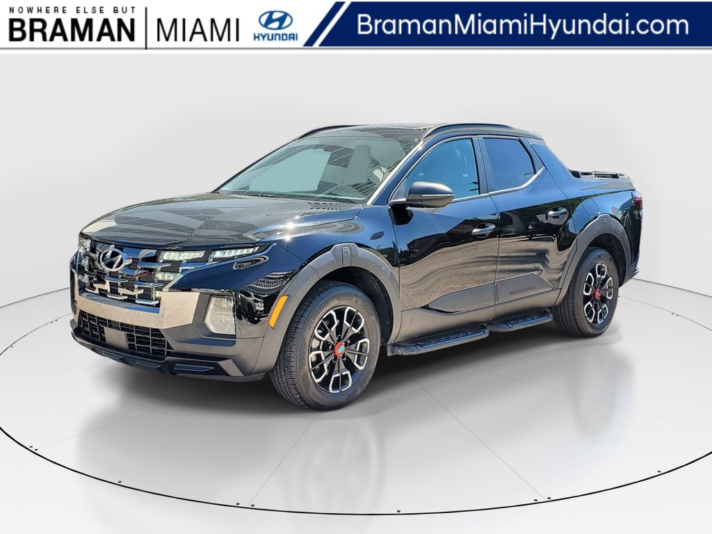 Phantom Black 2024 Hyundai Santa Cruz XRT Crew Cab AWD Pickup Truck All-Wheel Drive Automatic