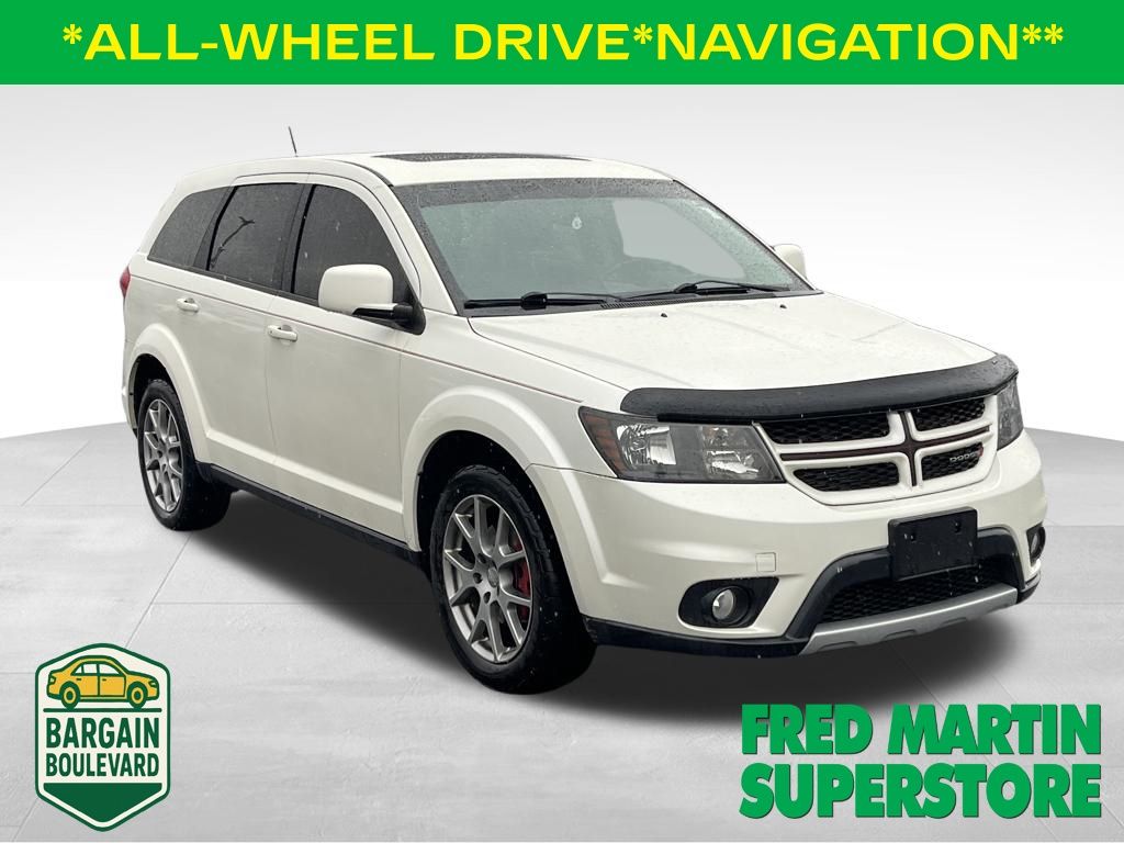Pearl White Tri-Coat 2016 Dodge Journey R/T AWD SUV / Crossover All-Wheel Drive 6-Speed Automatic