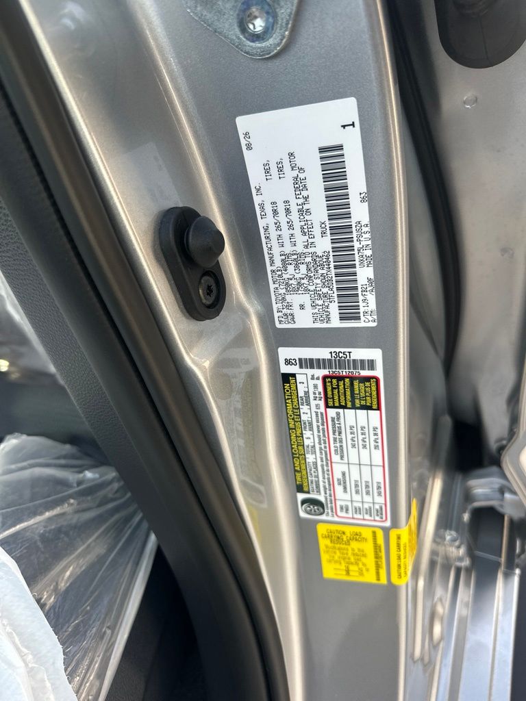 New 2026 Toyota Tundra Truck