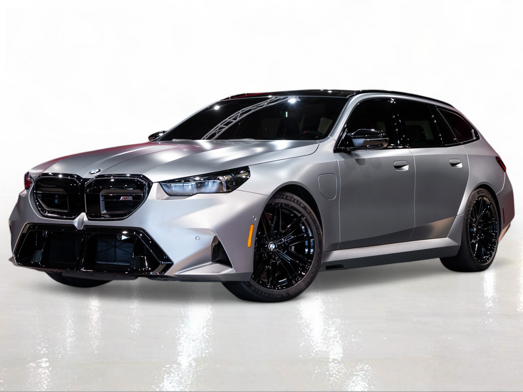 Gray (Frozen Pure Grey Metallic Special Order Color) 2026 BMW M5 Touring AWD Wagon All-Wheel Drive 8-Speed Automatic