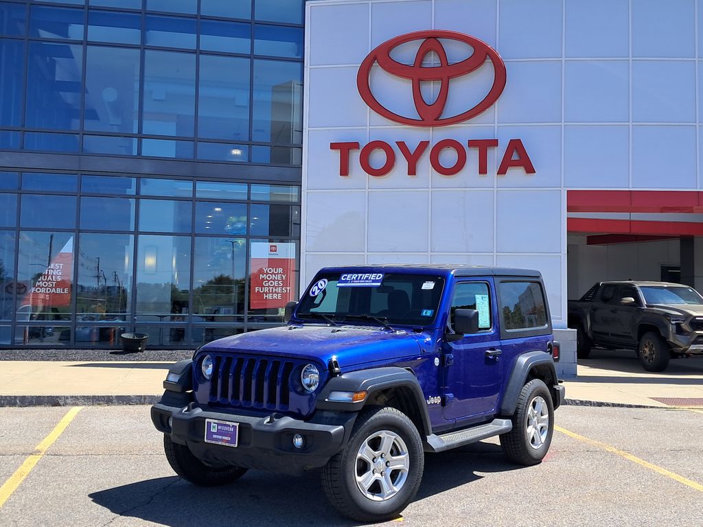 Ocean Blue Metallic Clearcoat 2020 Jeep Wrangler Sport S 4WD SUV / Crossover Four-Wheel Drive 8-Speed Automatic