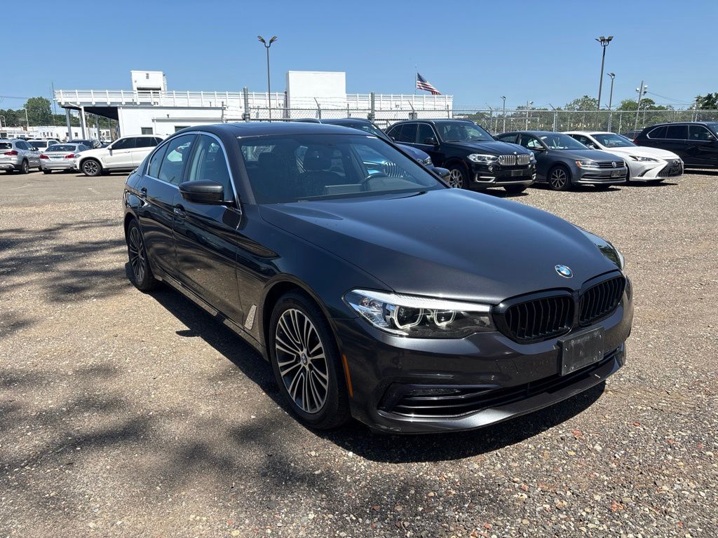 Gray (Dark Graphite Metallic) 2017 BMW 5 Series Sedan All-Wheel Drive 8-Speed Automatic
