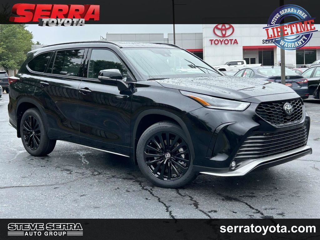 Midnight Black Metallic 2026 Toyota Highlander SUV / Crossover All-Wheel Drive 8-Speed Automatic