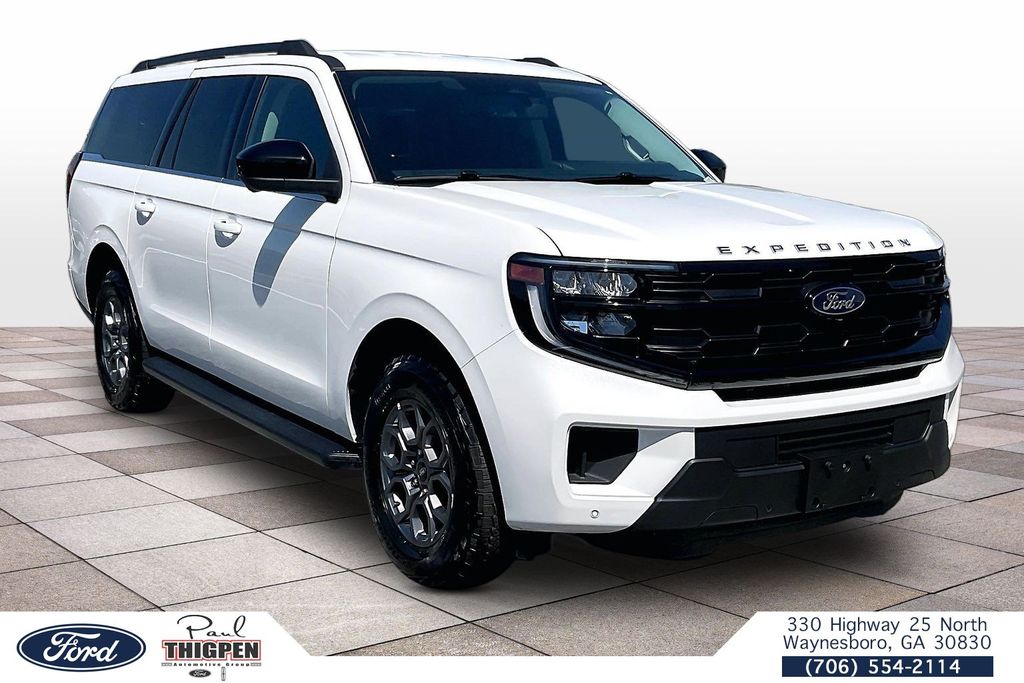 White Metallic 2025 Ford Expedition SUV / Crossover 4X2 Automatic