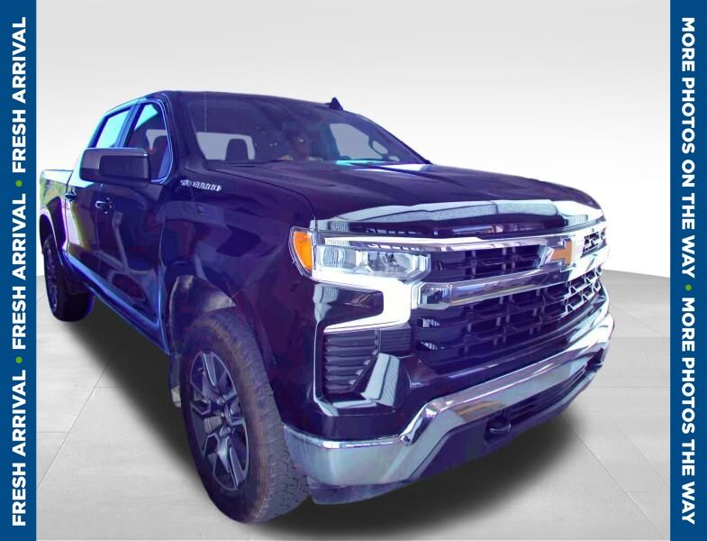 Black 2024 Chevrolet Silverado 1500 Pickup Truck Four-Wheel Drive 8-Speed Automatic