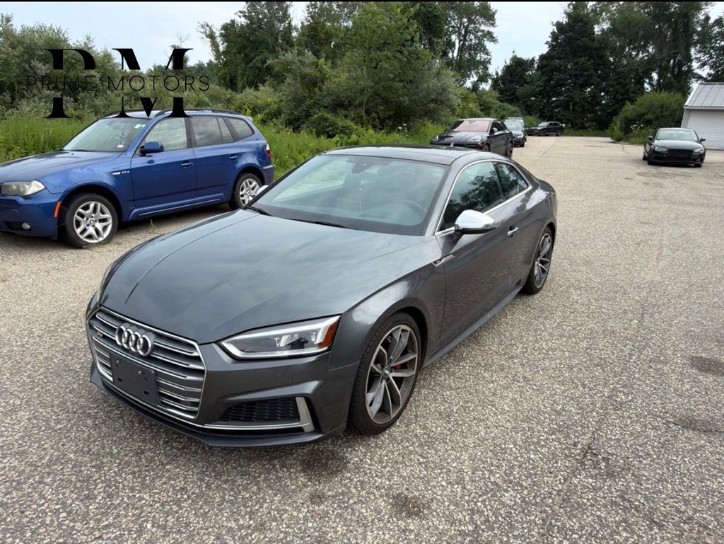 Daytona Gray Pearl 2018 Audi S5 Coupe All-Wheel Drive 8-Speed Automatic