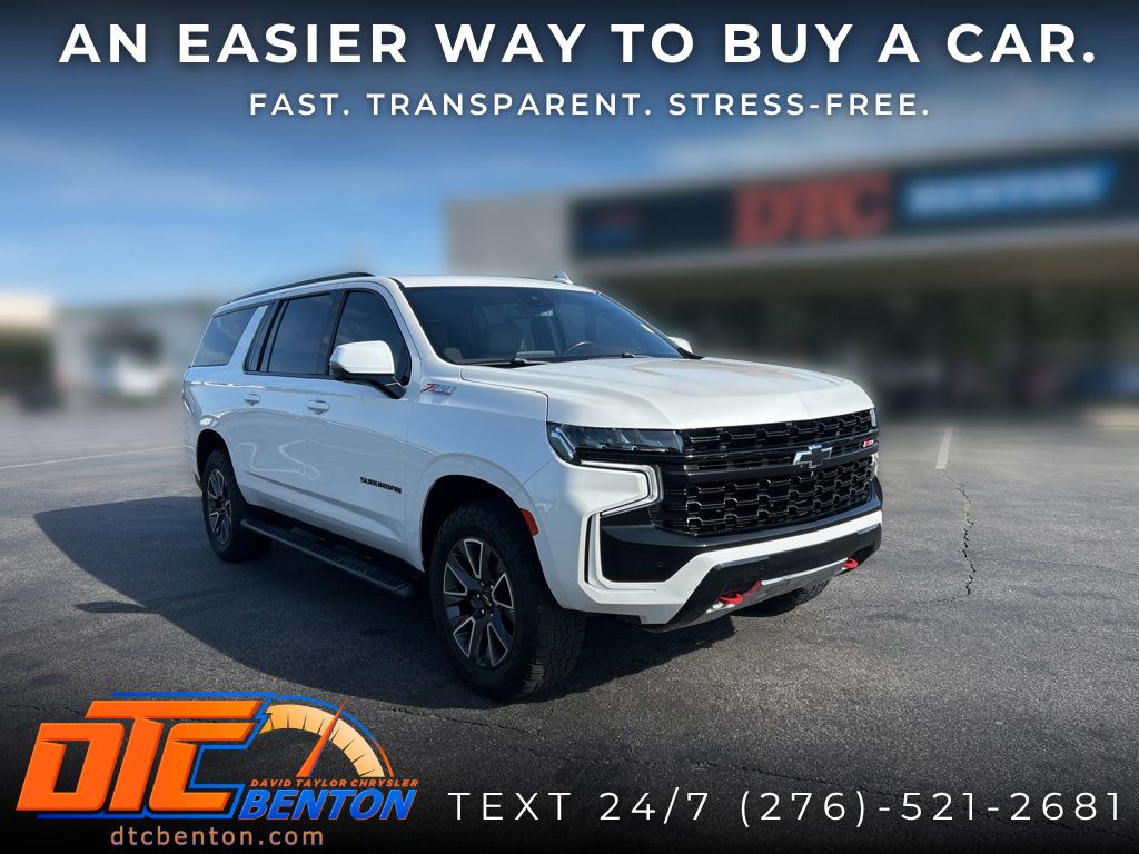 White (Iridescent Pearl Tricoat) 2023 Chevrolet Suburban SUV / Crossover Four-Wheel Drive Automatic