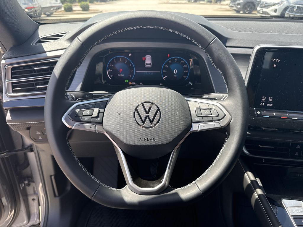 2026 Volkswagen Atlas Cross Sport 2.0T SE w/Technology Silver at DeMontrond Auto Country