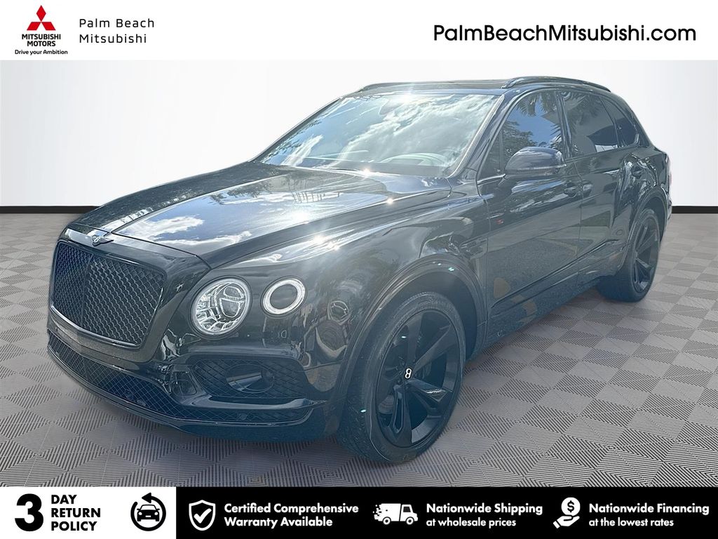 Black 2018 Bentley Bentayga SUV / Crossover All-Wheel Drive 8-Speed Automatic