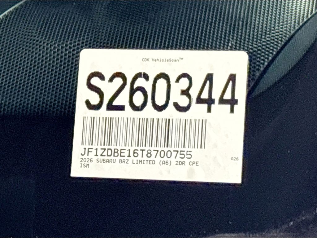 2026 Subaru BRZ Limited