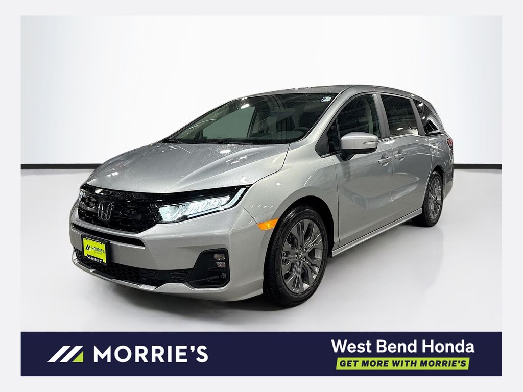 Solar Silver Metallic 2026 Honda Odyssey Touring FWD Minivan Front-Wheel Drive Automatic