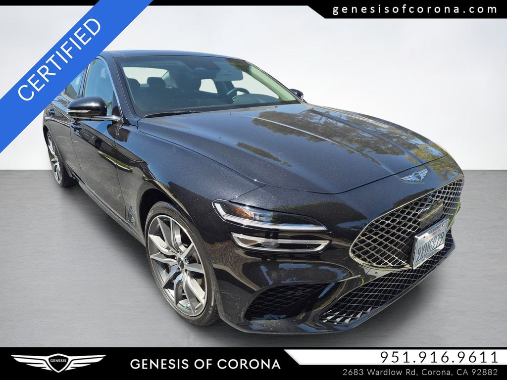 Black 2026 Genesis G70 Sedan Rear-Wheel Drive 8-Speed Automatic
