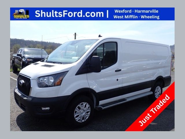 Oxford White 2024 Ford Transit Cargo 250 Low Roof LB RWD Van Rear-Wheel Drive