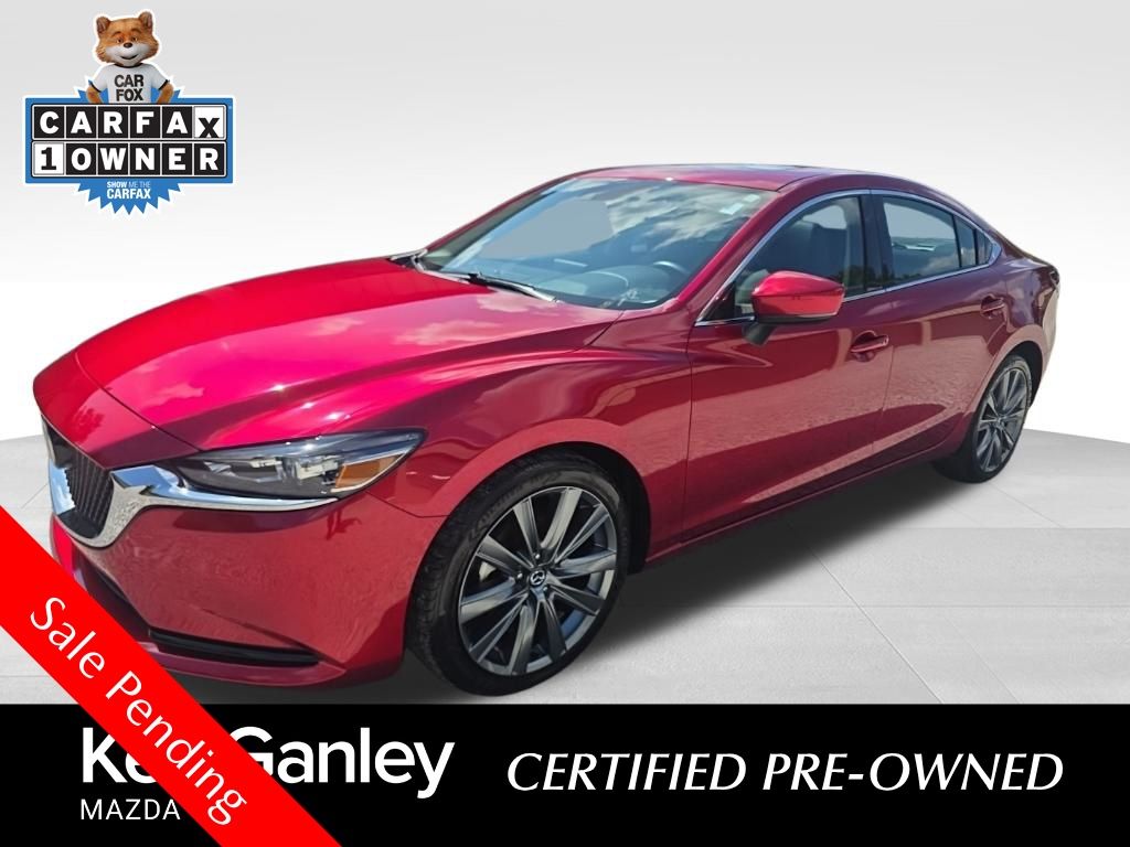 Soul Red Crystal Metallic 2021 Mazda MAZDA6 Sedan Front-Wheel Drive 6-Speed Automatic