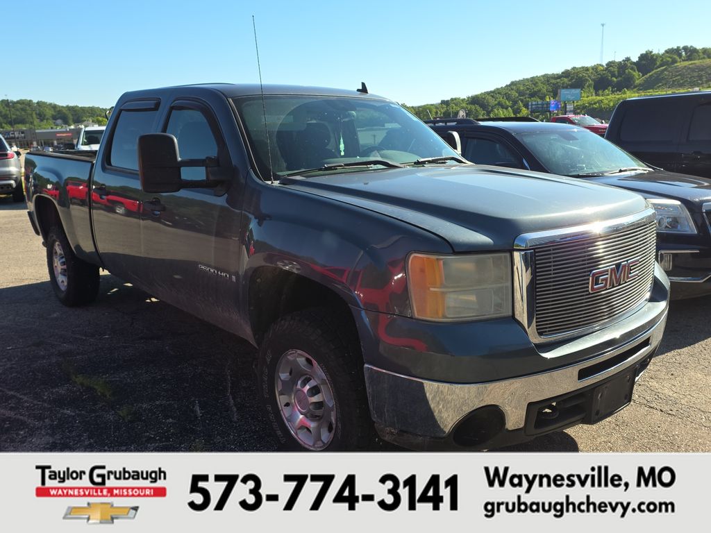 Stealth Gray Metallic 2009 GMC Sierra 2500HD Pickup Truck Four-Wheel Drive 6-Speed Automatic Overdrive
