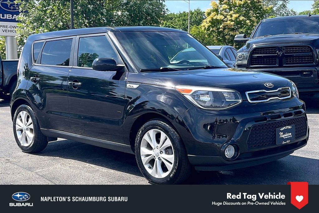 Shadow Black 2016 Kia Soul Wagon Front-Wheel Drive 6-Speed Automatic
