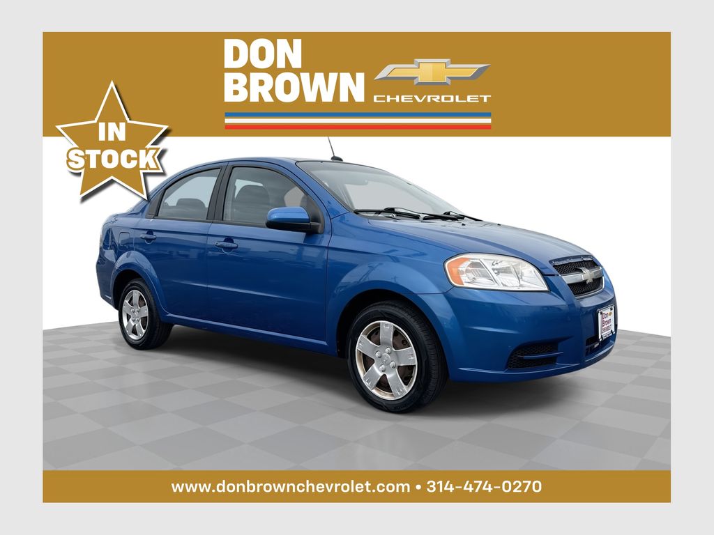 Bright Blue 2010 Chevrolet Aveo 1LT Sedan FWD Sedan Front-Wheel Drive 4-Speed Automatic