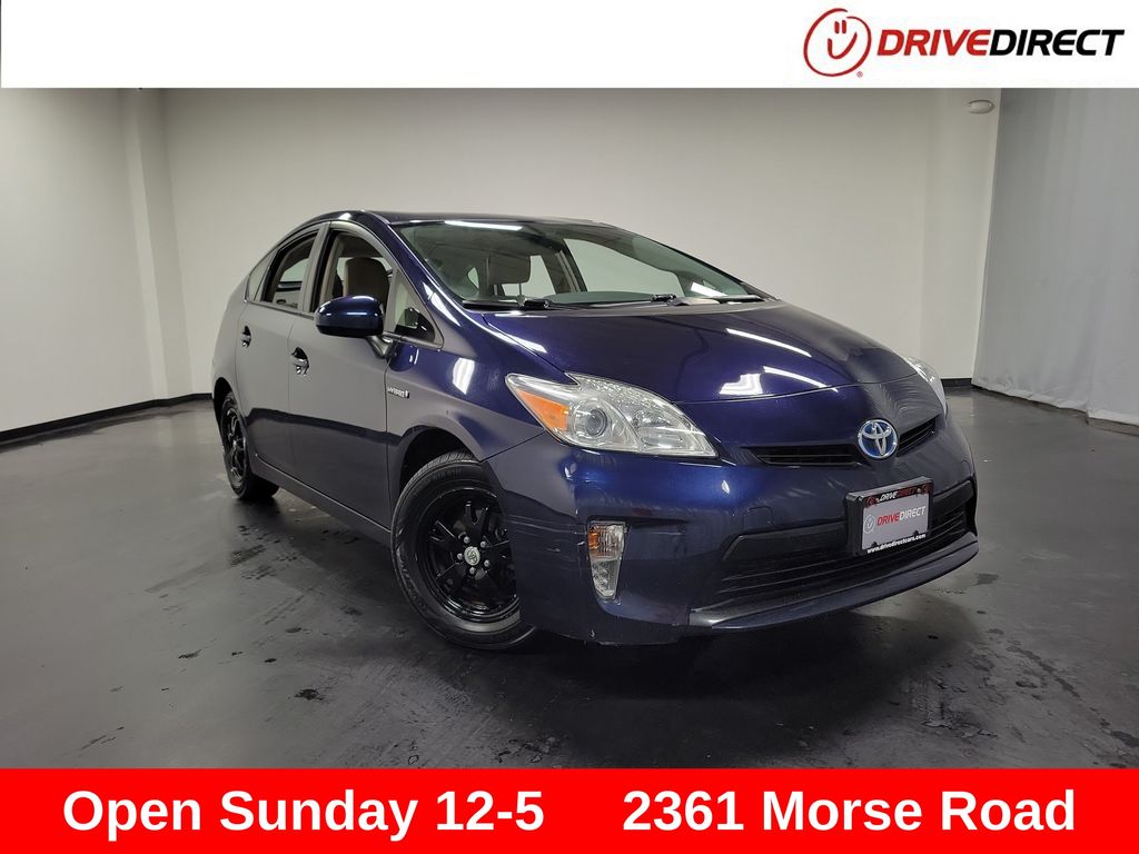 Nautical Blue Metallic 2015 Toyota Prius Hatchback Front-Wheel Drive Continuously Variable Transmission