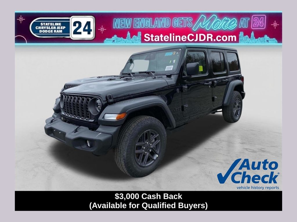 Black Clearcoat 2026 Jeep Wrangler SUV / Crossover Four-Wheel Drive 8-Speed Automatic