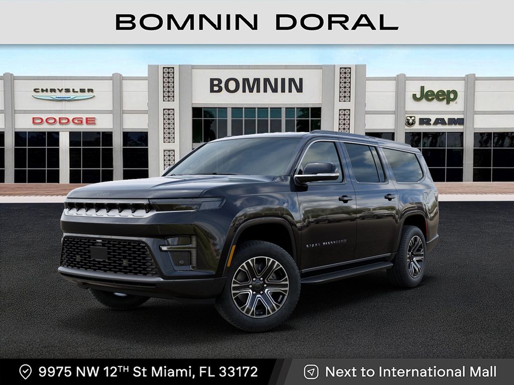 High Gloss Black 2026 Jeep Grand Wagoneer L Four-Wheel Drive 8-Speed Automatic